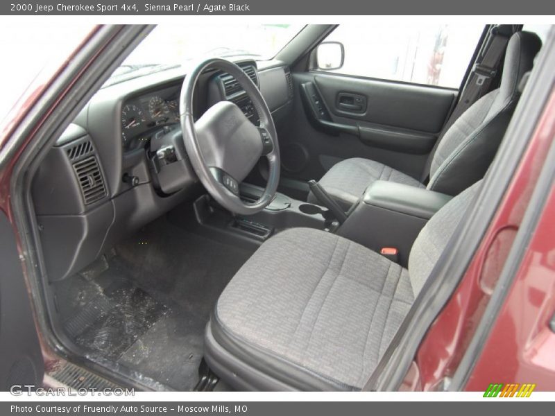 Sienna Pearl / Agate Black 2000 Jeep Cherokee Sport 4x4