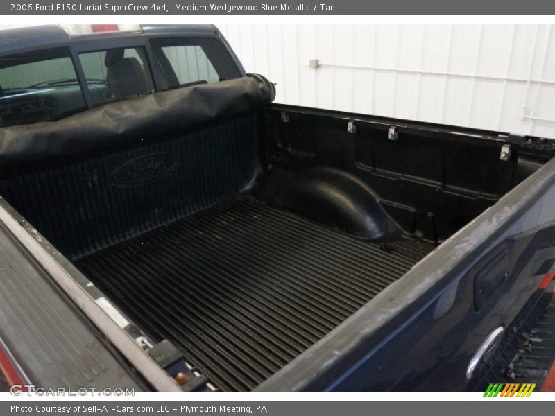 Medium Wedgewood Blue Metallic / Tan 2006 Ford F150 Lariat SuperCrew 4x4