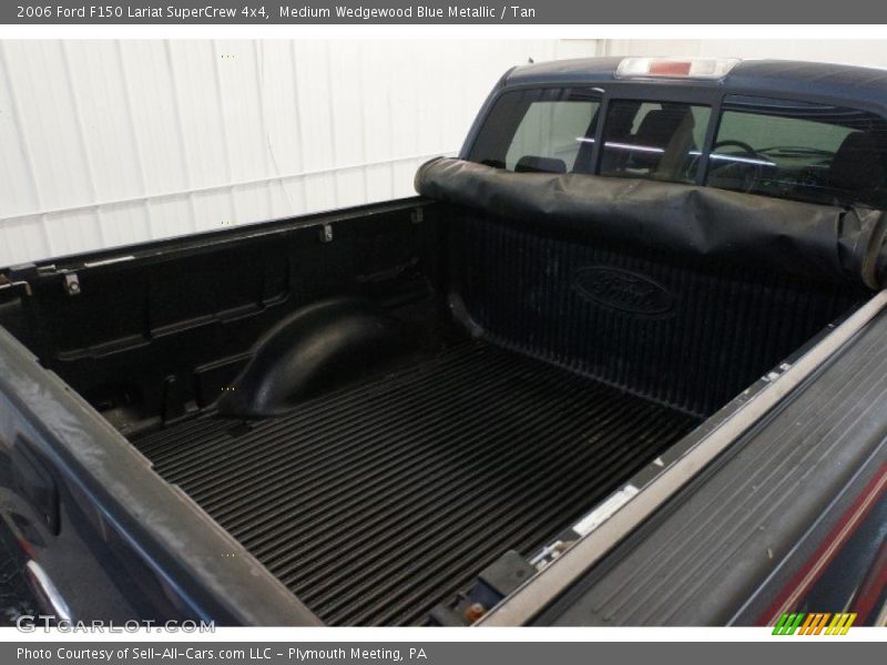 Medium Wedgewood Blue Metallic / Tan 2006 Ford F150 Lariat SuperCrew 4x4