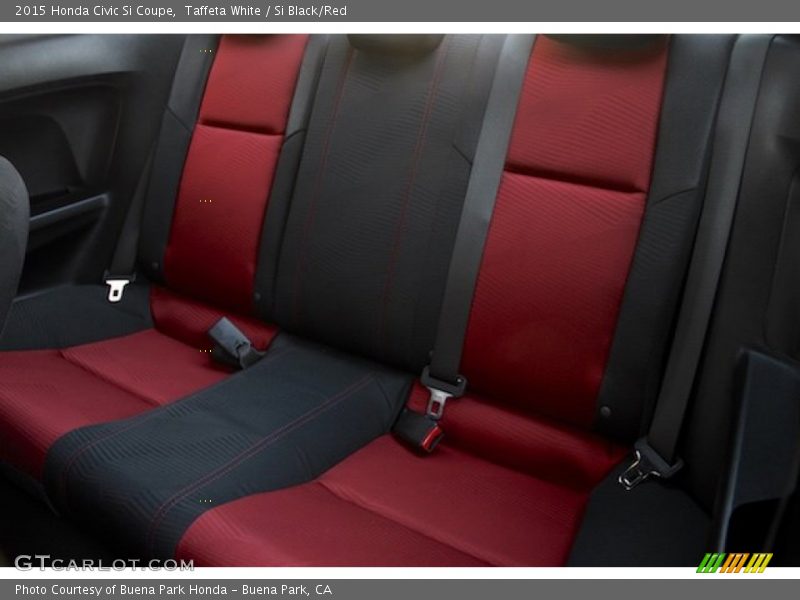 Taffeta White / Si Black/Red 2015 Honda Civic Si Coupe