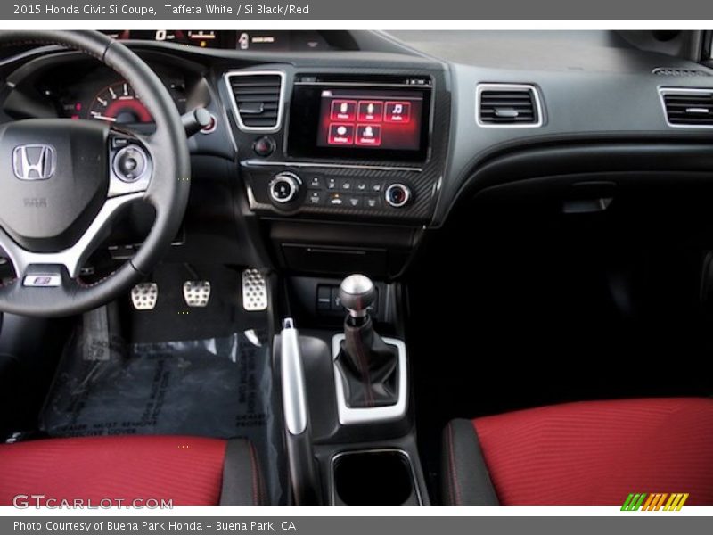 Taffeta White / Si Black/Red 2015 Honda Civic Si Coupe