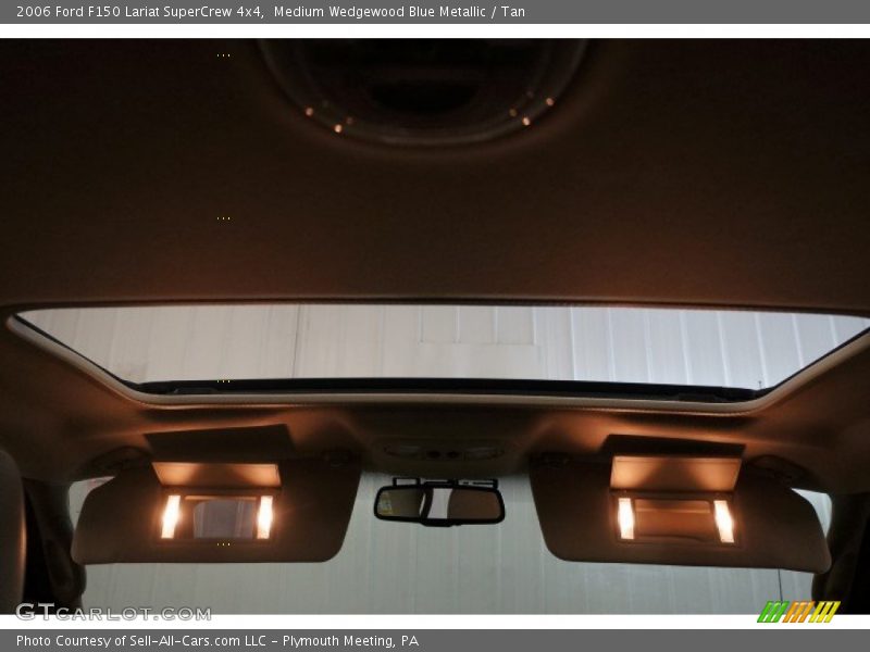 Medium Wedgewood Blue Metallic / Tan 2006 Ford F150 Lariat SuperCrew 4x4