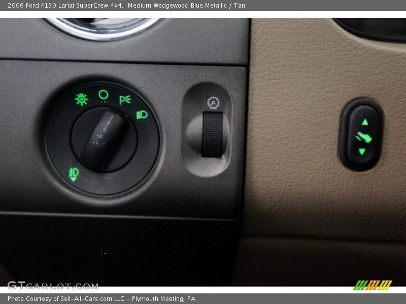 Medium Wedgewood Blue Metallic / Tan 2006 Ford F150 Lariat SuperCrew 4x4