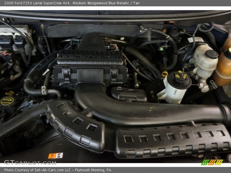 Medium Wedgewood Blue Metallic / Tan 2006 Ford F150 Lariat SuperCrew 4x4