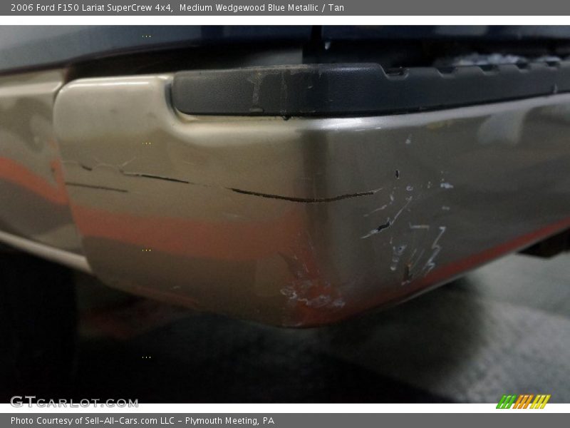 Medium Wedgewood Blue Metallic / Tan 2006 Ford F150 Lariat SuperCrew 4x4