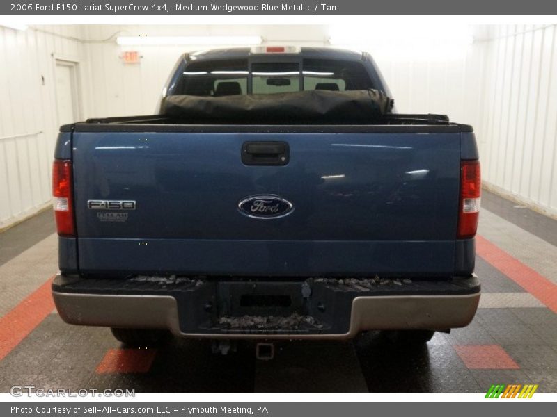 Medium Wedgewood Blue Metallic / Tan 2006 Ford F150 Lariat SuperCrew 4x4