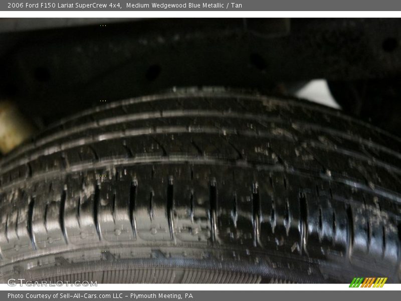 Medium Wedgewood Blue Metallic / Tan 2006 Ford F150 Lariat SuperCrew 4x4