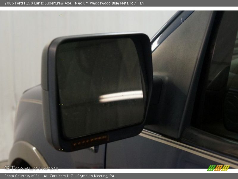 Medium Wedgewood Blue Metallic / Tan 2006 Ford F150 Lariat SuperCrew 4x4