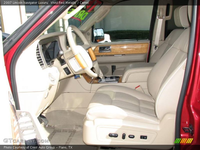 Vivid Red Metallic / Camel 2007 Lincoln Navigator Luxury