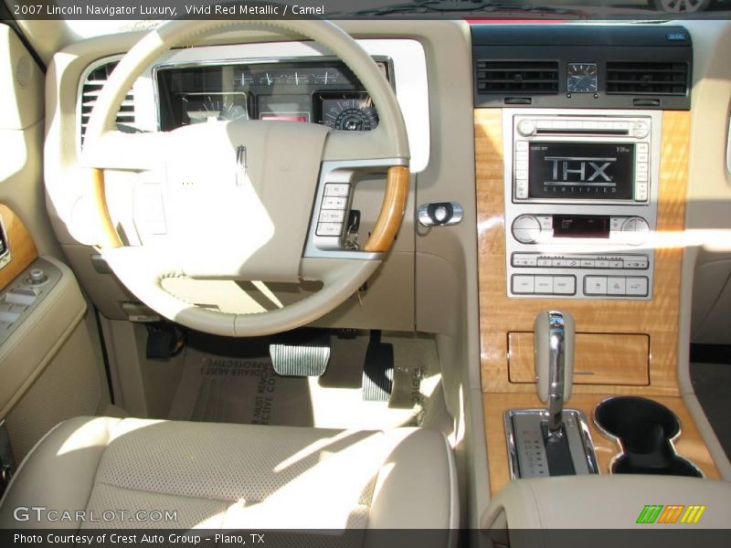 Vivid Red Metallic / Camel 2007 Lincoln Navigator Luxury
