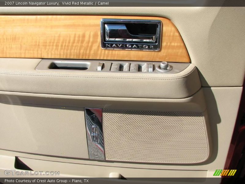 Vivid Red Metallic / Camel 2007 Lincoln Navigator Luxury