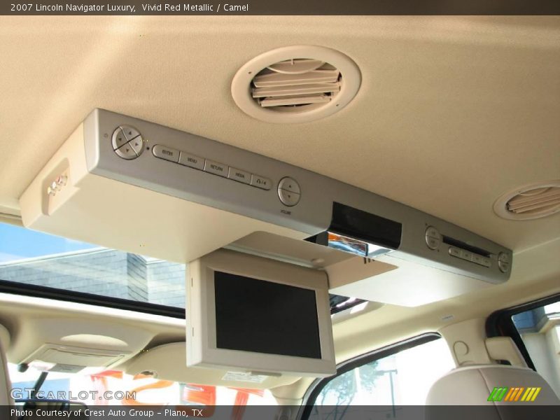 Vivid Red Metallic / Camel 2007 Lincoln Navigator Luxury