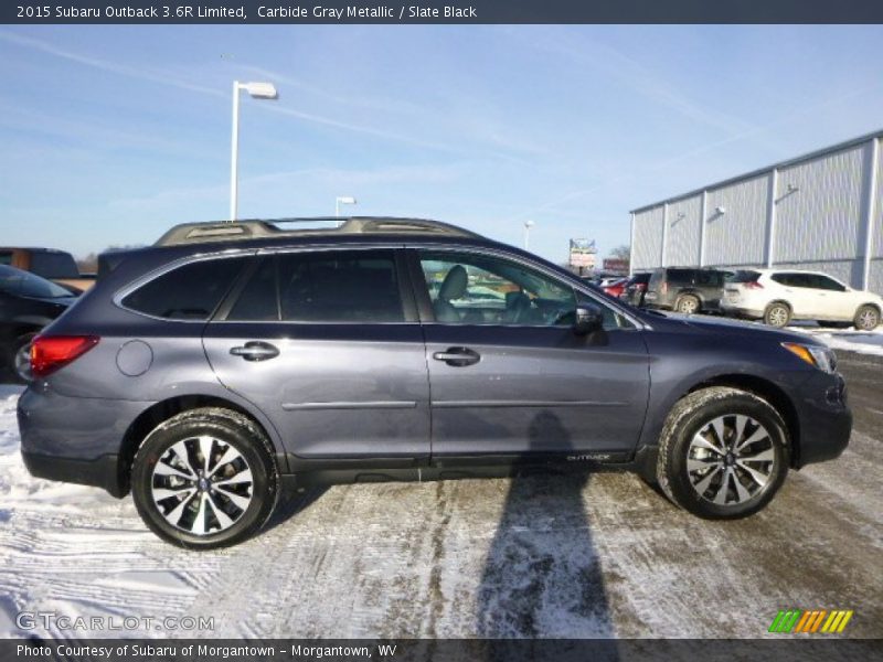 Carbide Gray Metallic / Slate Black 2015 Subaru Outback 3.6R Limited