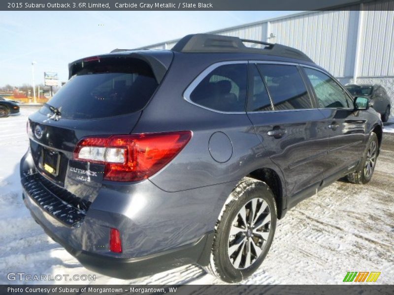 Carbide Gray Metallic / Slate Black 2015 Subaru Outback 3.6R Limited