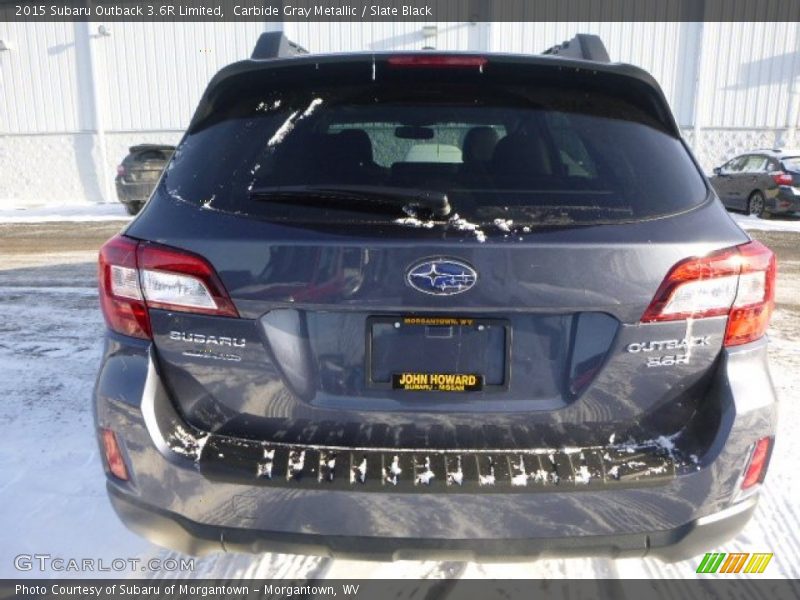 Carbide Gray Metallic / Slate Black 2015 Subaru Outback 3.6R Limited