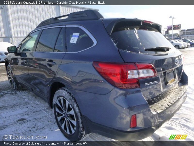 Carbide Gray Metallic / Slate Black 2015 Subaru Outback 3.6R Limited