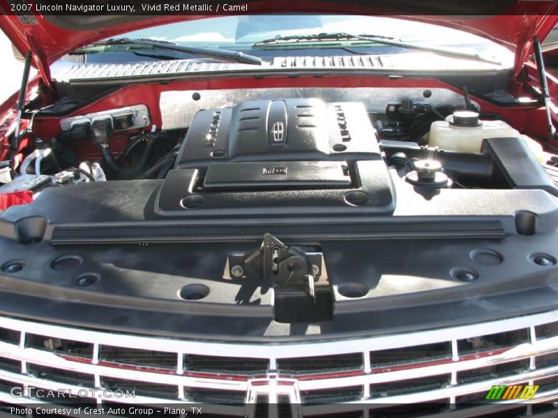 Vivid Red Metallic / Camel 2007 Lincoln Navigator Luxury