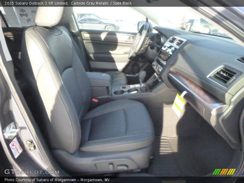 Carbide Gray Metallic / Slate Black 2015 Subaru Outback 3.6R Limited