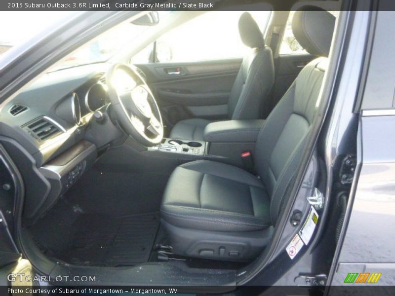 Carbide Gray Metallic / Slate Black 2015 Subaru Outback 3.6R Limited