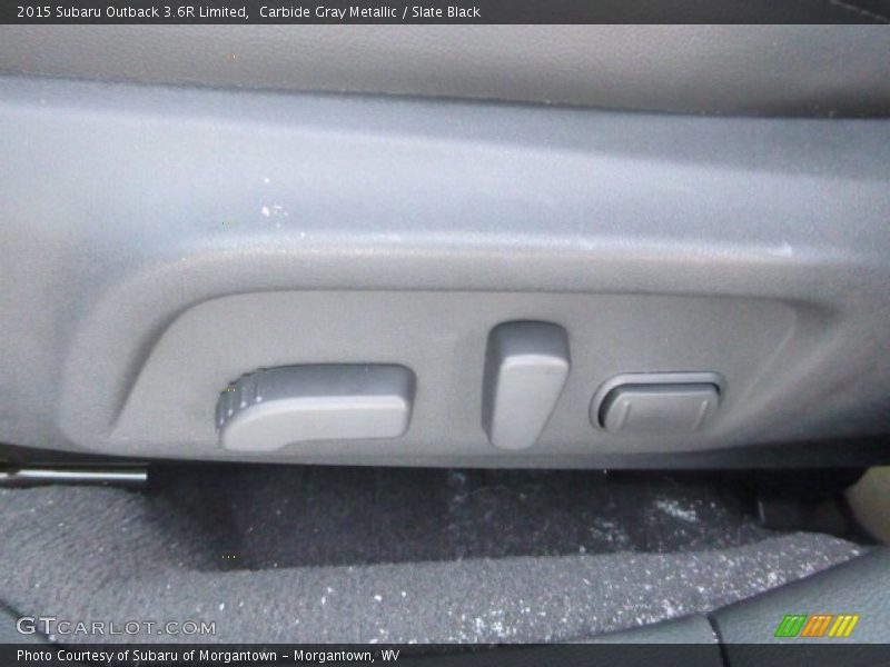 Carbide Gray Metallic / Slate Black 2015 Subaru Outback 3.6R Limited