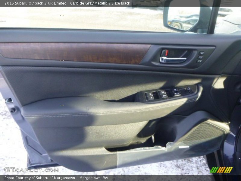 Carbide Gray Metallic / Slate Black 2015 Subaru Outback 3.6R Limited
