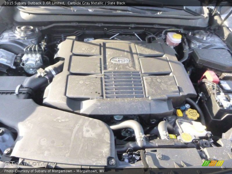 Carbide Gray Metallic / Slate Black 2015 Subaru Outback 3.6R Limited