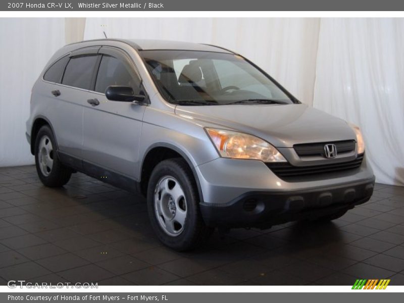 Whistler Silver Metallic / Black 2007 Honda CR-V LX