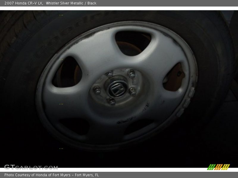 Whistler Silver Metallic / Black 2007 Honda CR-V LX