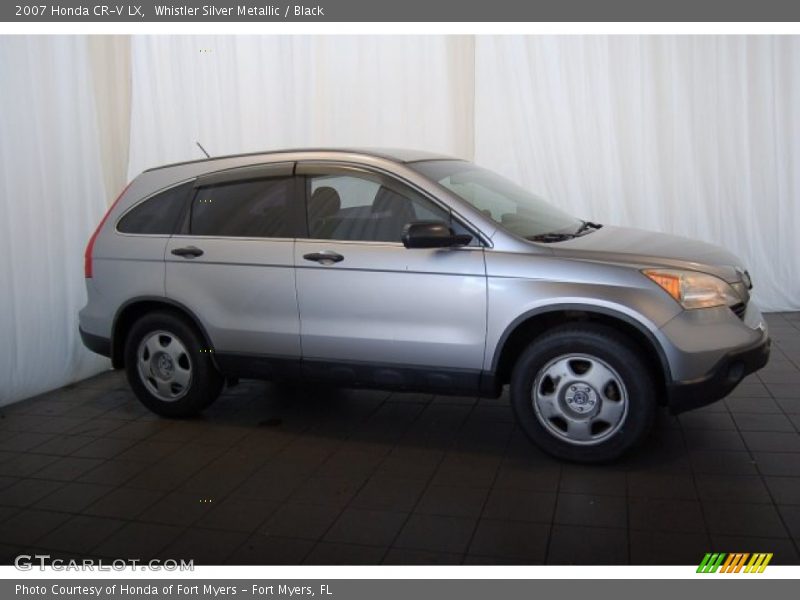 Whistler Silver Metallic / Black 2007 Honda CR-V LX