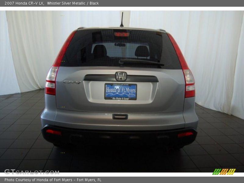 Whistler Silver Metallic / Black 2007 Honda CR-V LX
