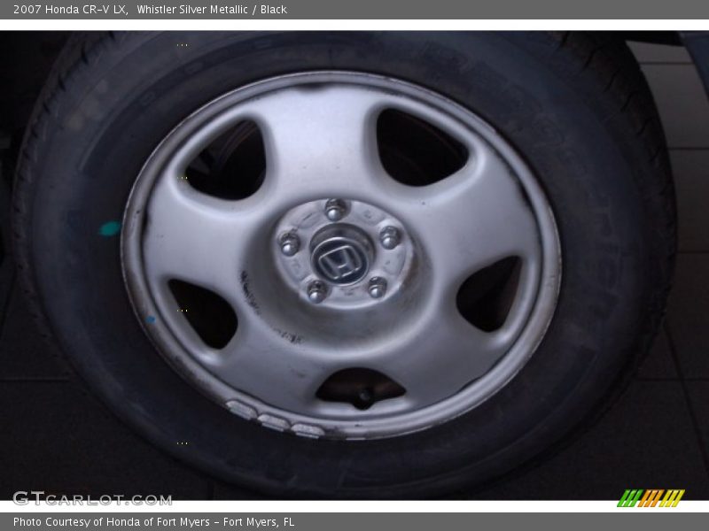 Whistler Silver Metallic / Black 2007 Honda CR-V LX