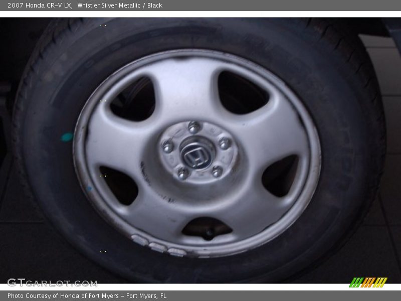 Whistler Silver Metallic / Black 2007 Honda CR-V LX
