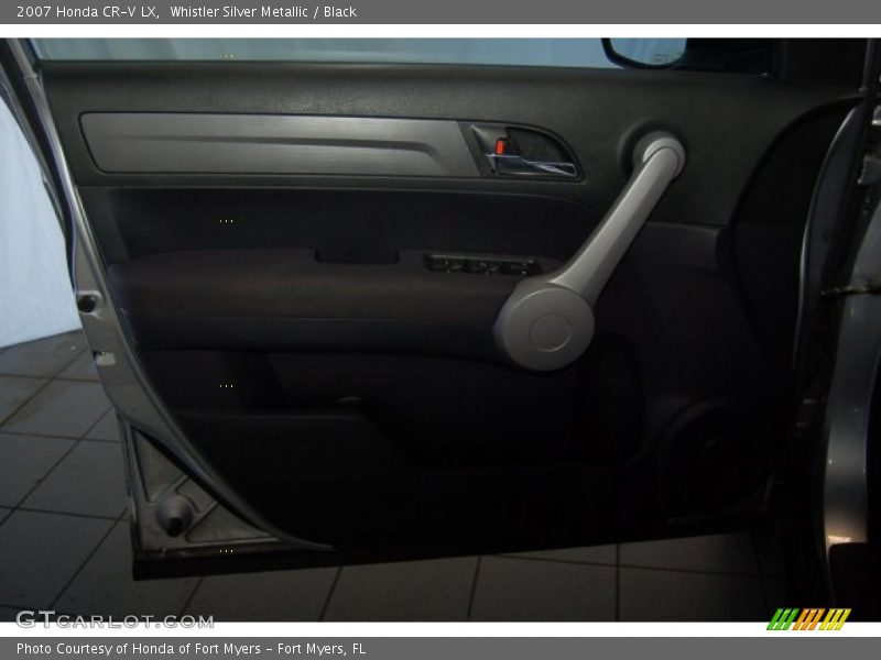 Whistler Silver Metallic / Black 2007 Honda CR-V LX