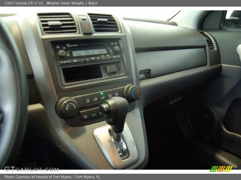 Whistler Silver Metallic / Black 2007 Honda CR-V LX