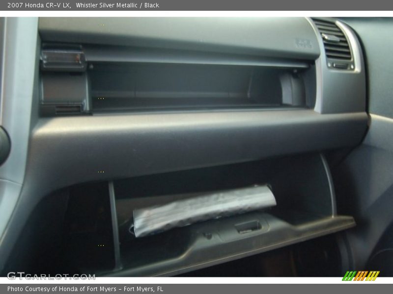 Whistler Silver Metallic / Black 2007 Honda CR-V LX