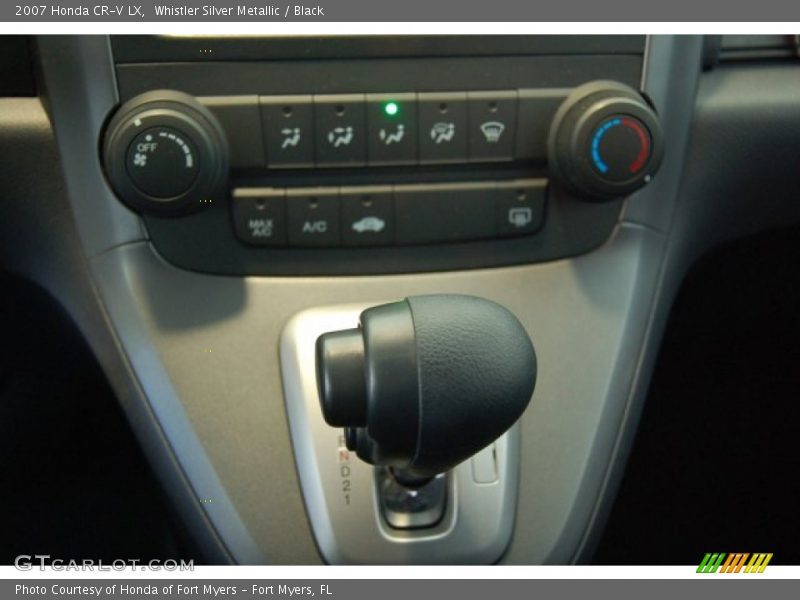 Whistler Silver Metallic / Black 2007 Honda CR-V LX