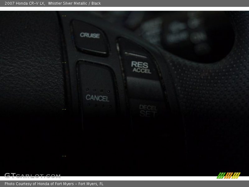 Whistler Silver Metallic / Black 2007 Honda CR-V LX