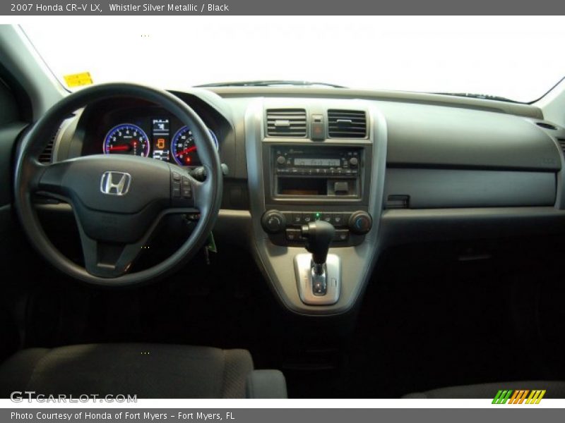Whistler Silver Metallic / Black 2007 Honda CR-V LX