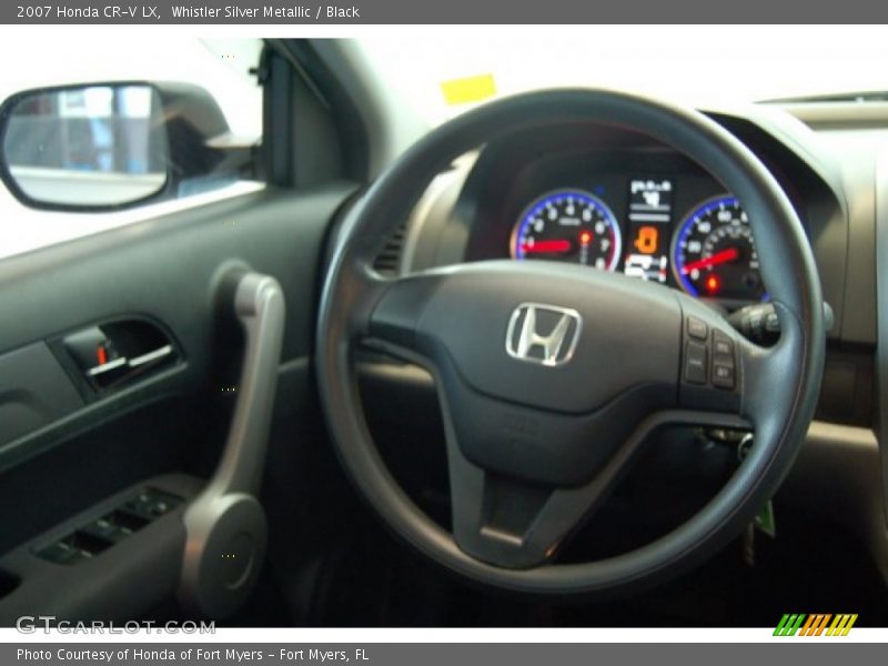 Whistler Silver Metallic / Black 2007 Honda CR-V LX