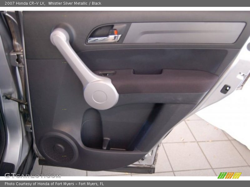 Whistler Silver Metallic / Black 2007 Honda CR-V LX