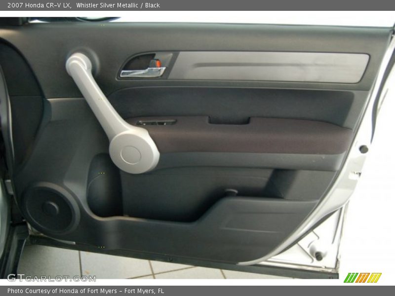 Whistler Silver Metallic / Black 2007 Honda CR-V LX