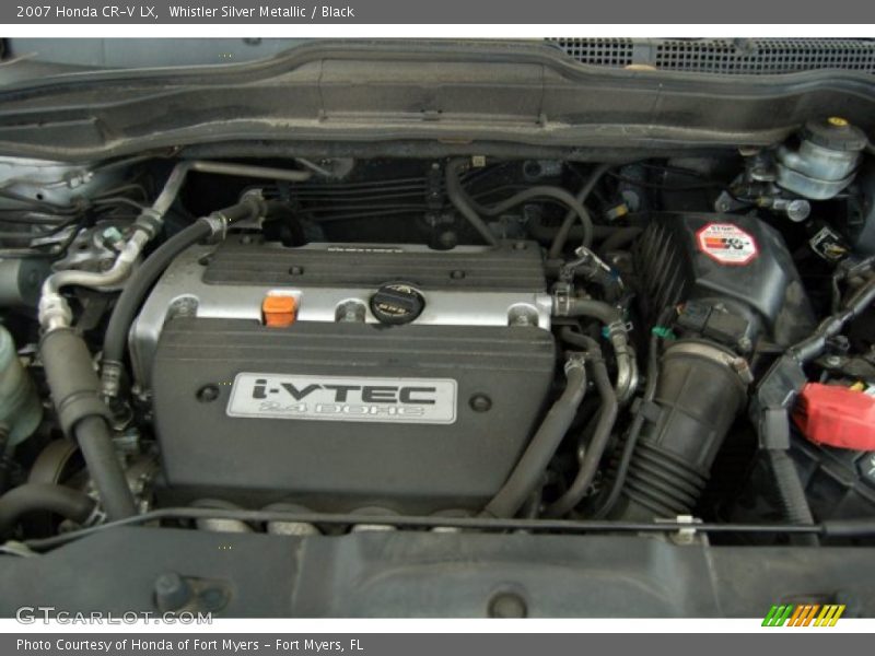 Whistler Silver Metallic / Black 2007 Honda CR-V LX