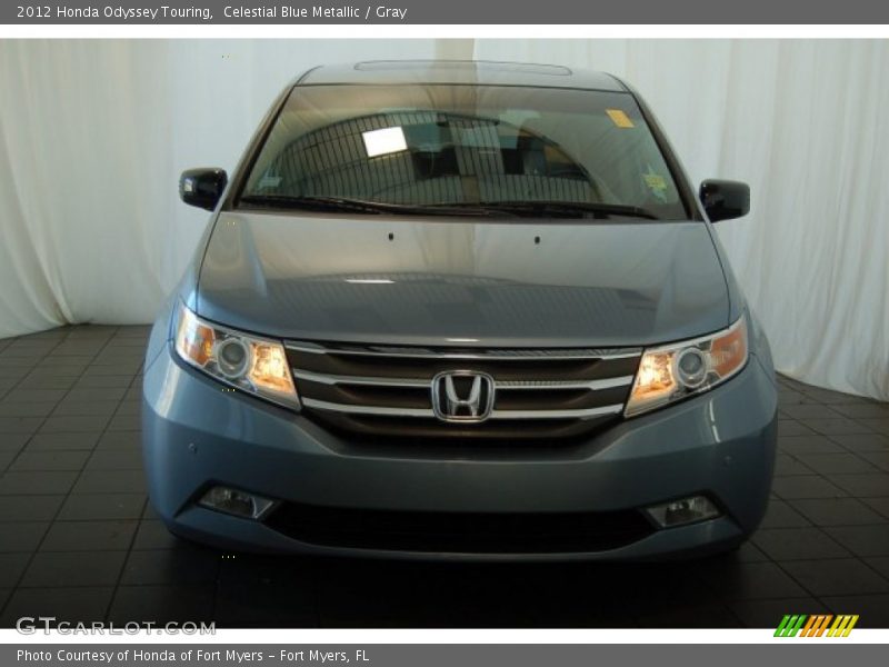 Celestial Blue Metallic / Gray 2012 Honda Odyssey Touring