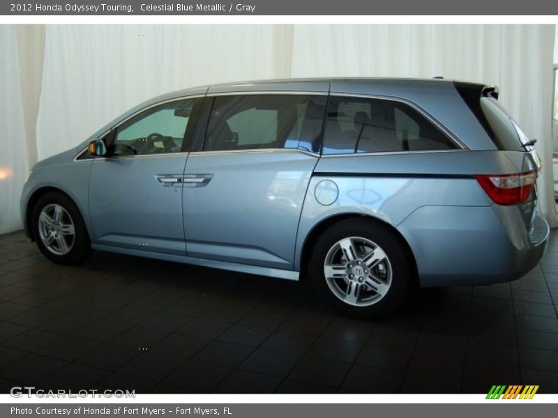 Celestial Blue Metallic / Gray 2012 Honda Odyssey Touring