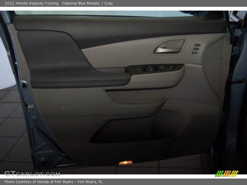 Celestial Blue Metallic / Gray 2012 Honda Odyssey Touring