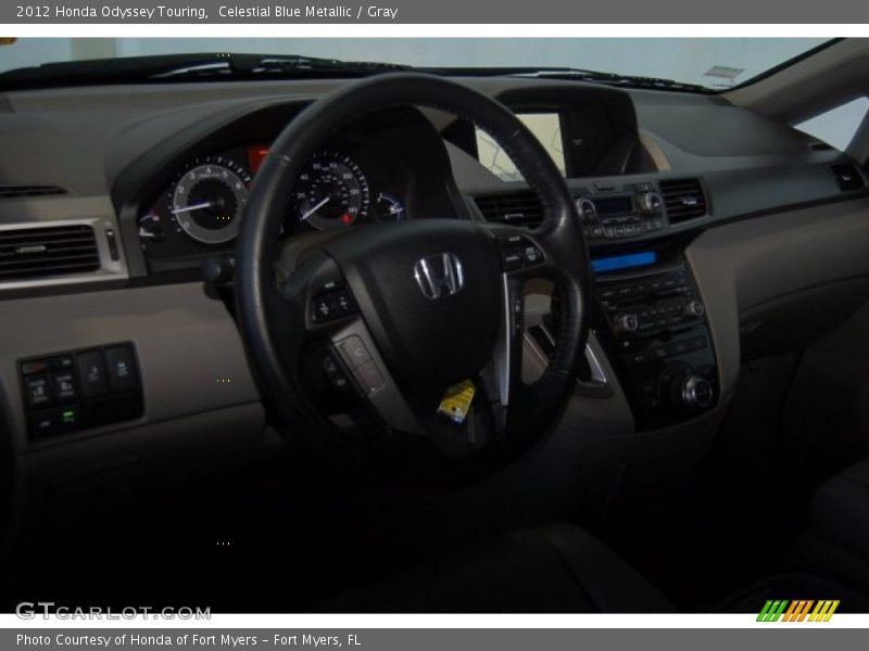 Celestial Blue Metallic / Gray 2012 Honda Odyssey Touring