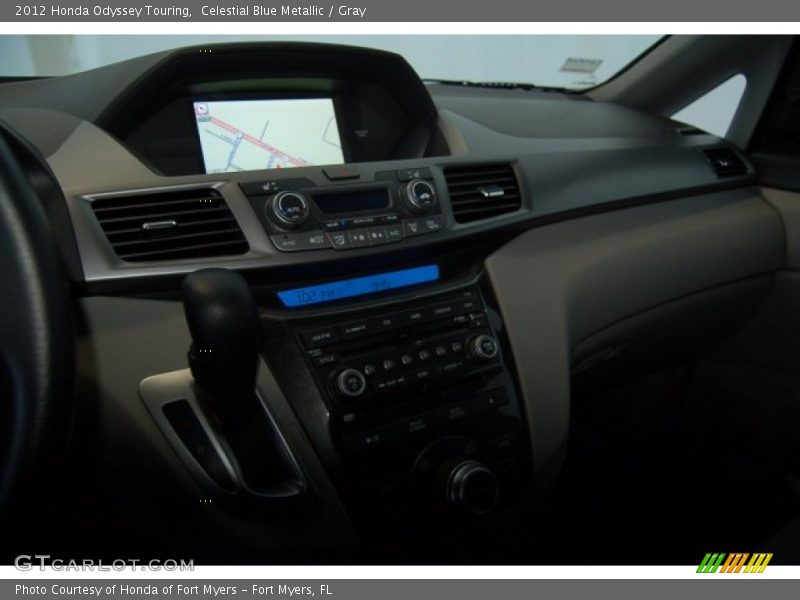 Celestial Blue Metallic / Gray 2012 Honda Odyssey Touring