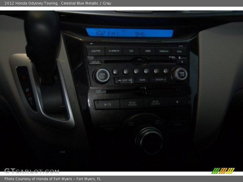 Celestial Blue Metallic / Gray 2012 Honda Odyssey Touring