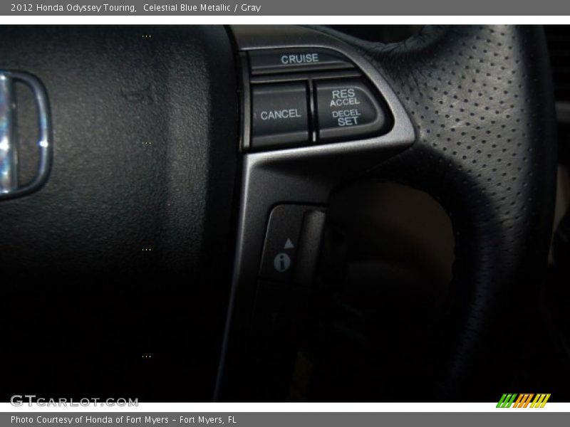 Celestial Blue Metallic / Gray 2012 Honda Odyssey Touring