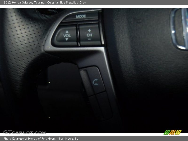 Celestial Blue Metallic / Gray 2012 Honda Odyssey Touring